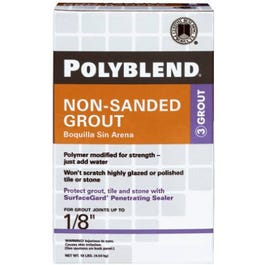 10-Lb. Natural Gray Non-Sanded Polyblend Grout Supply