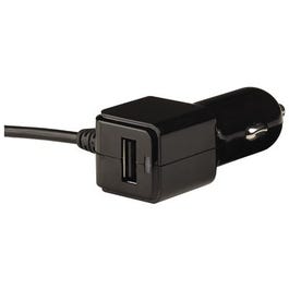 DC USB Car Charger, Black Fashion