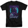 TEEN WOLF : HEADPHONE WOLF S\S ADULT 100% COTTON 18\1 T-SHIRT Black SM Fashion