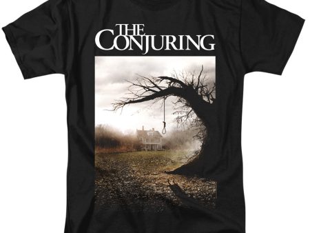 THE CONJURING : POSTER S\S ADULT 100% COTTON 18\1 T-SHIRT Black 5X For Sale