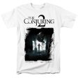 THE CONJURING 2 : POSTER S\S ADULT 100% COTTON 18\1 T-SHIRT White 4X Online Hot Sale