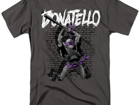 TEENAGE MUTANT NINJA TURTLES : TMNT DONATELLO S\S ADULT 100% COTTON 18\1 T-SHIRT Charcoal 5X Online Hot Sale