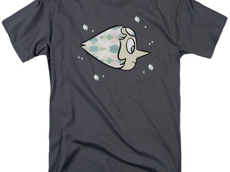 STEVEN UNIVERSE : PEARL S\S ADULT 100% COTTON 18\1 T-SHIRT Charcoal LG Online Sale